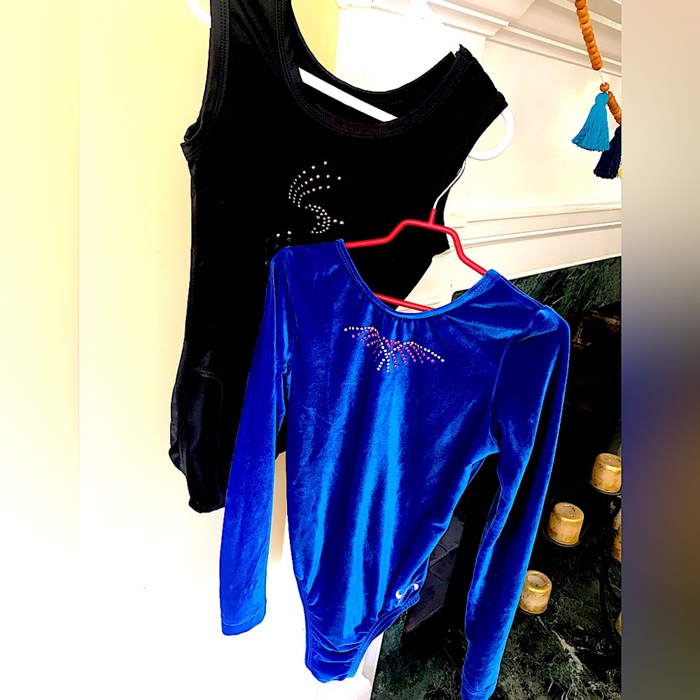 Girl’s GK Gymnastics Leotards - Set of Two Size Child XS